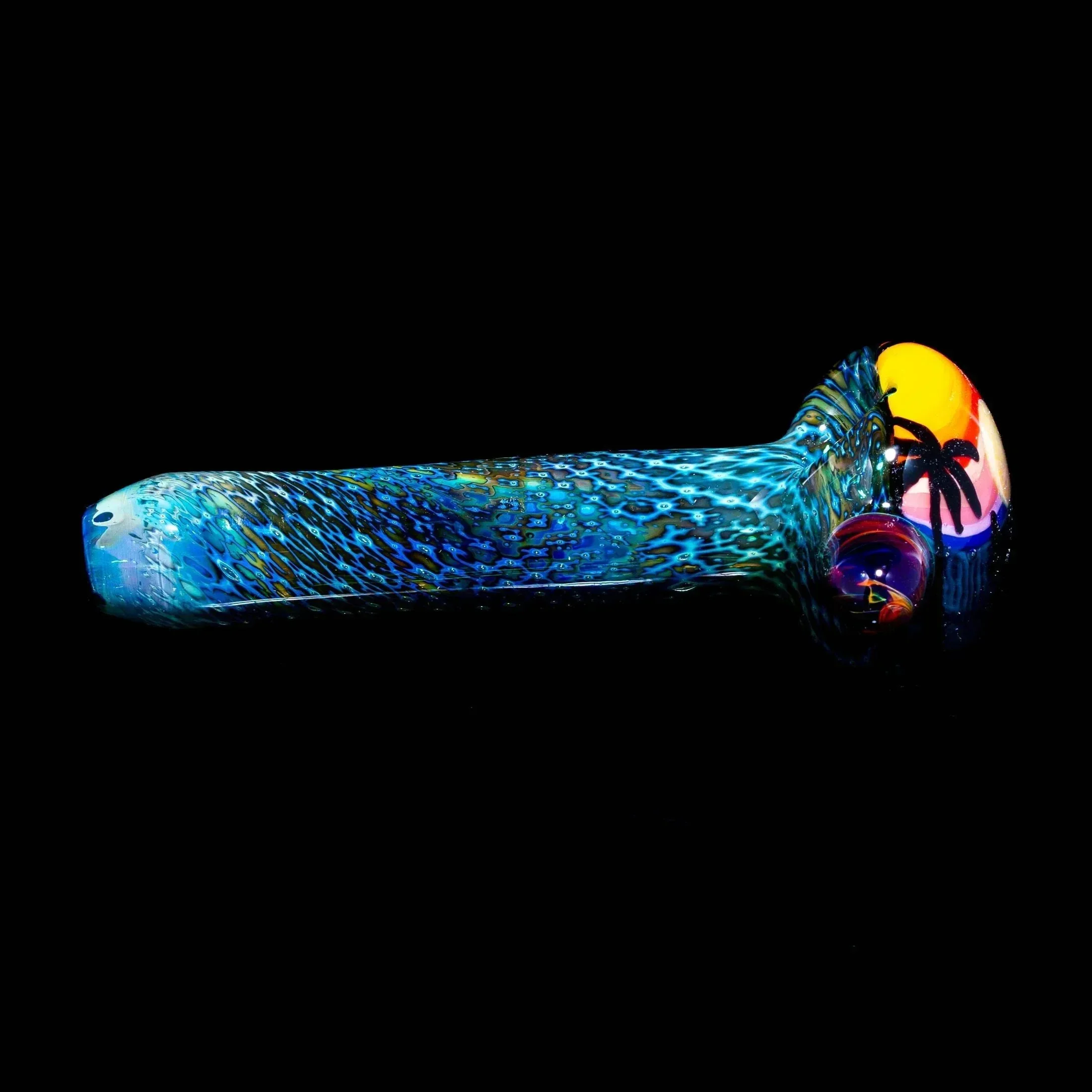 Chillary Bogart - Palm Tree Sunset Spacetech Spoon - Image 4