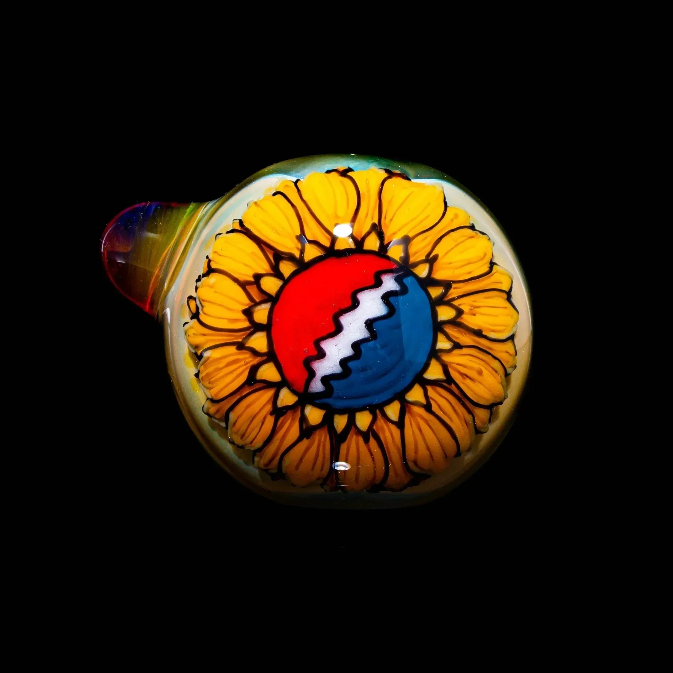 Chillary Bogart - Sunflower Stealie Spacetech Spoon - Image 5