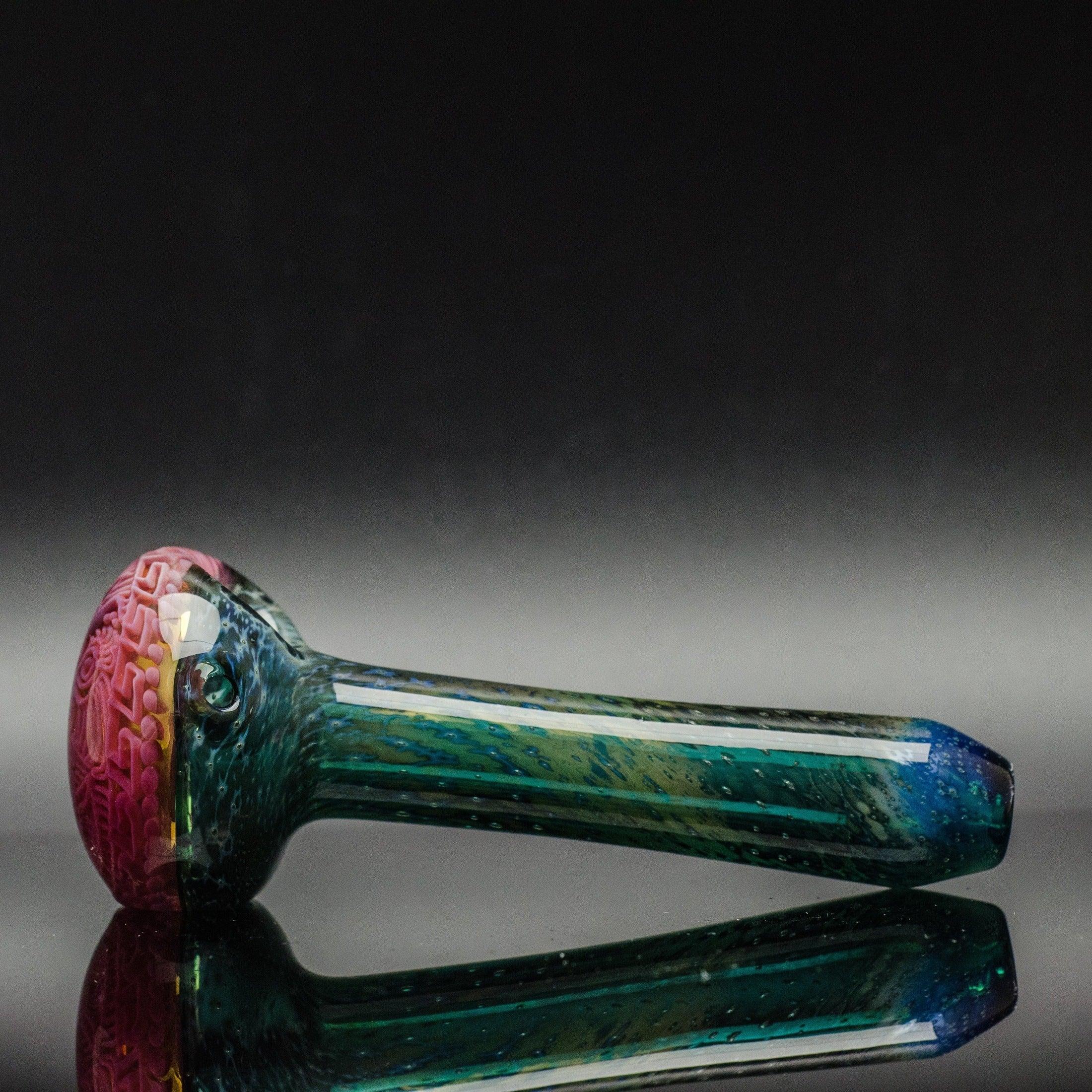 Chillary Glass Doodle Face Flip Spoon - Image 2