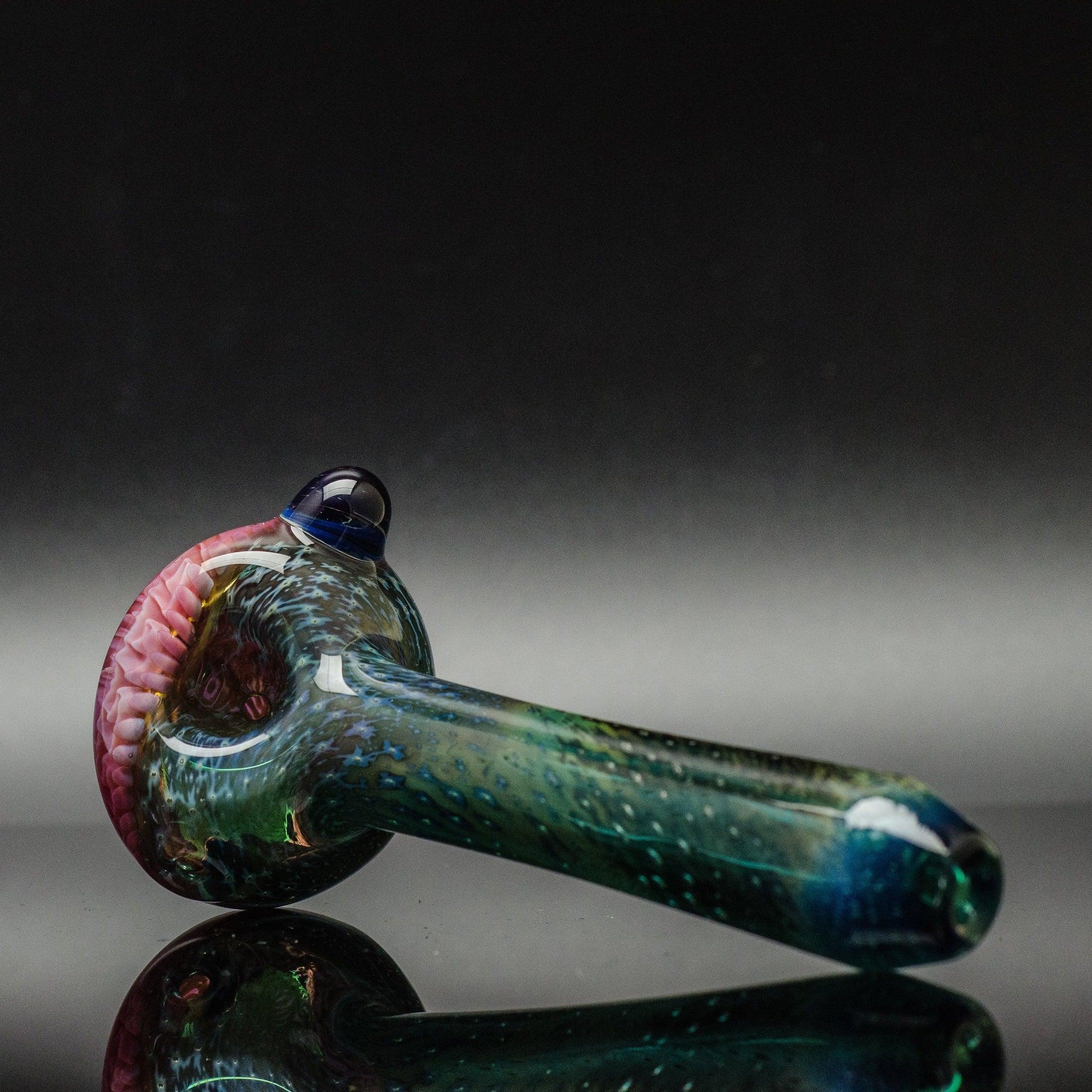 Chillary Glass Doodle Face Flip Spoon - Image 3