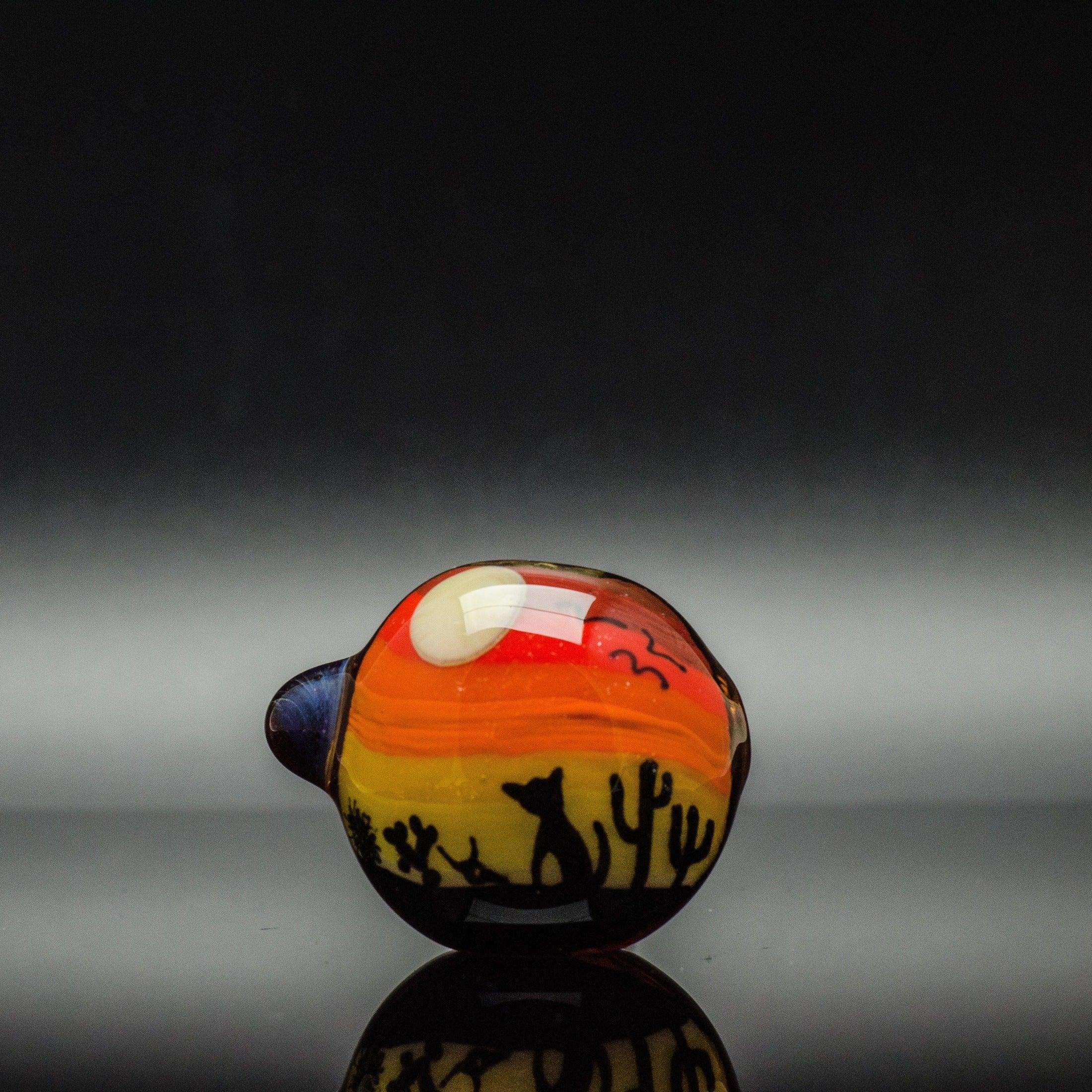 Chillary Glass Sunset Silhouette Flip Spoon - Image 2