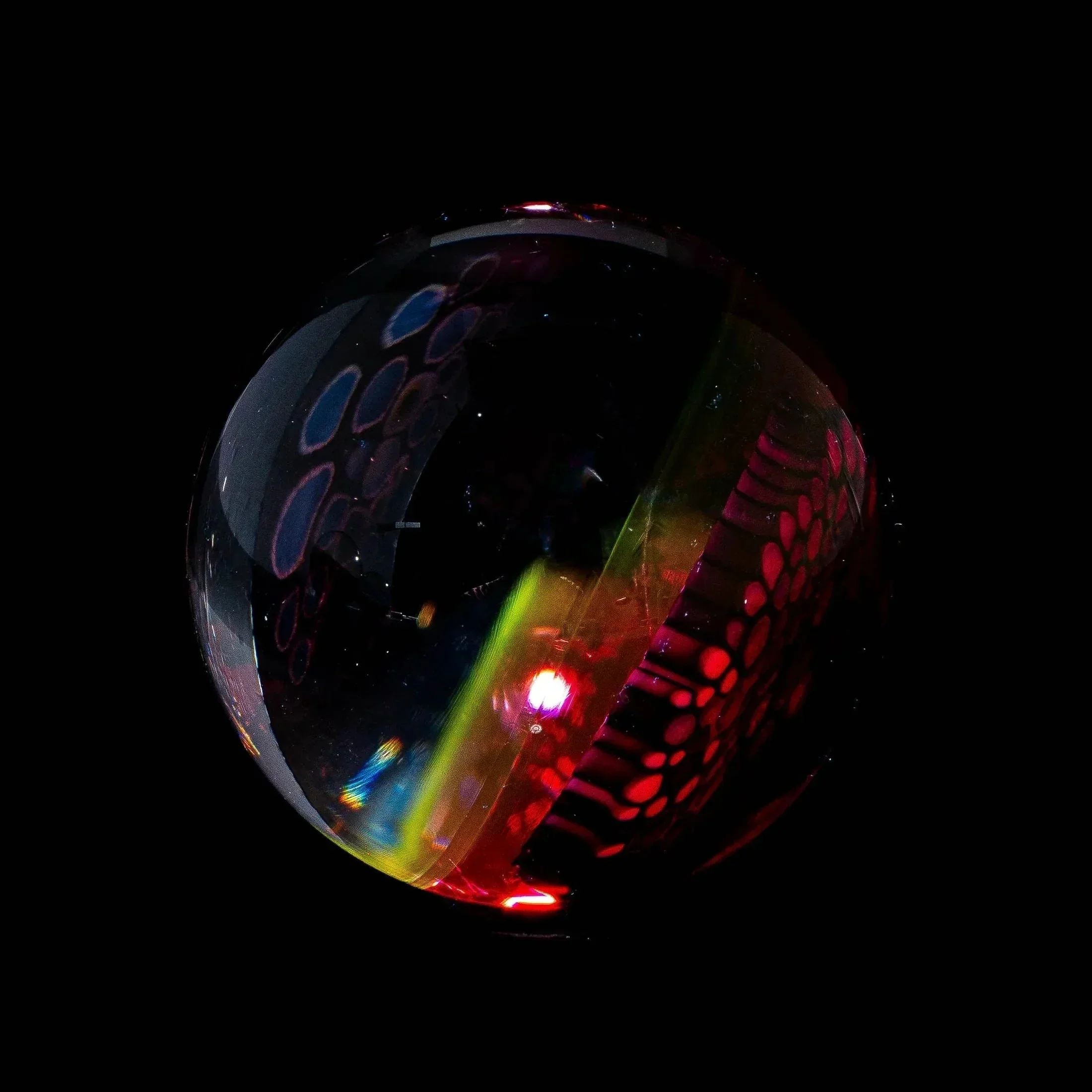 Chris Roesigner - Gold Ruby Petri Dish 33MM Marble - Image 2