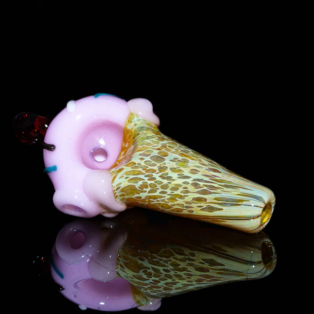 Christina Cody - Strawberry Ice Cream Cone Spoon Pendant - Image 3