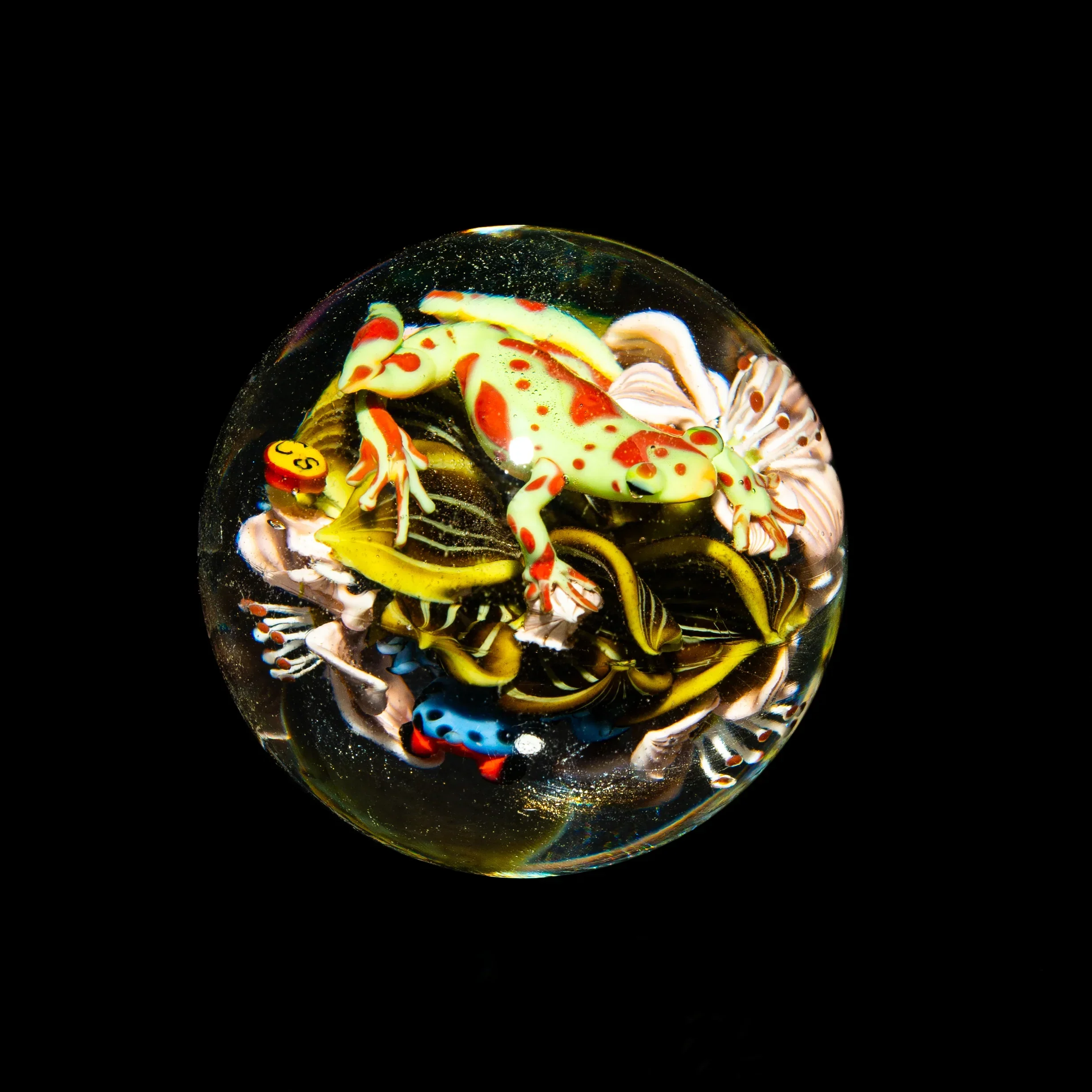 Clinton Smith - Floral Frogs 31MM Marble - Image 2