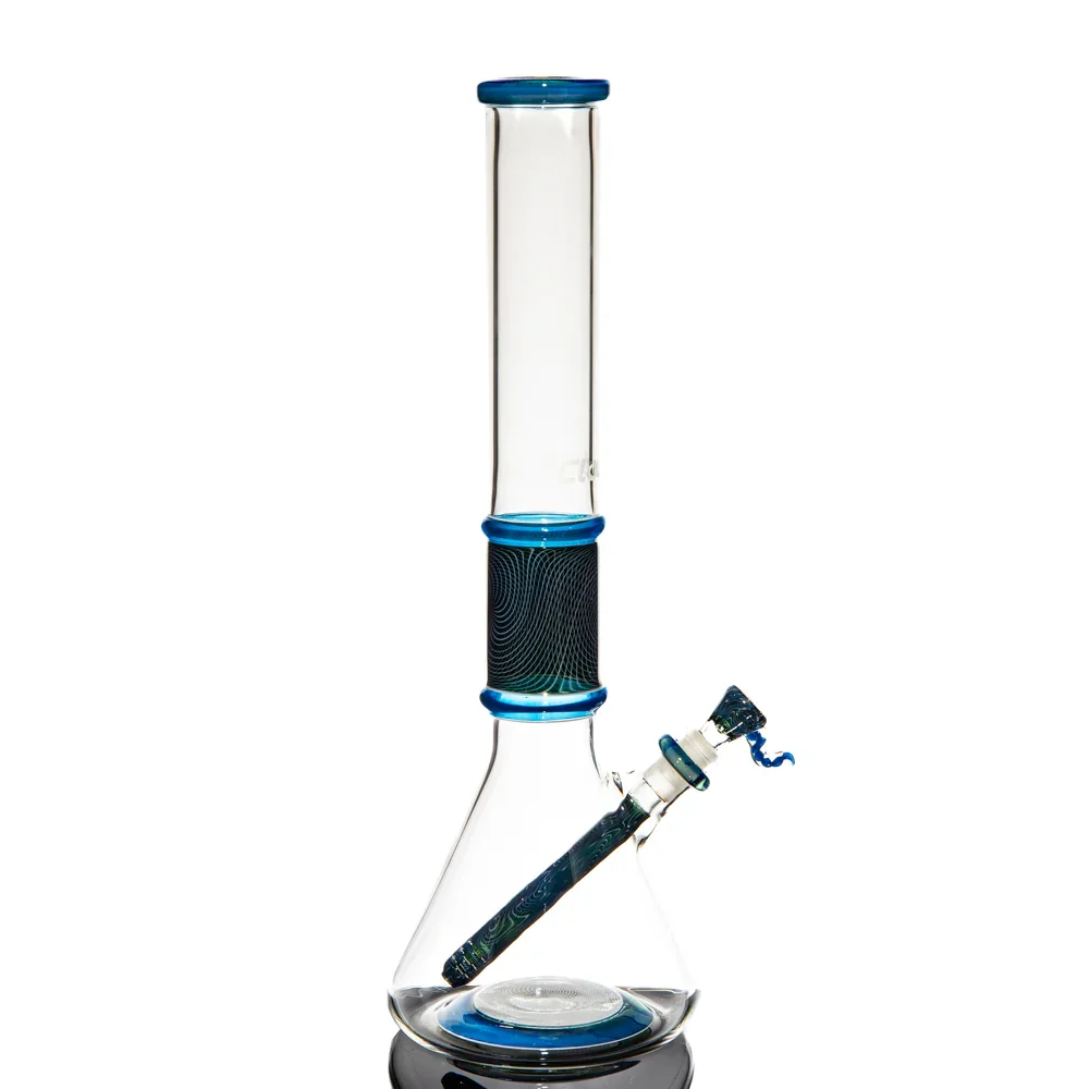 Cloudburst - Blue Slyme Worked Beaker - Image 2