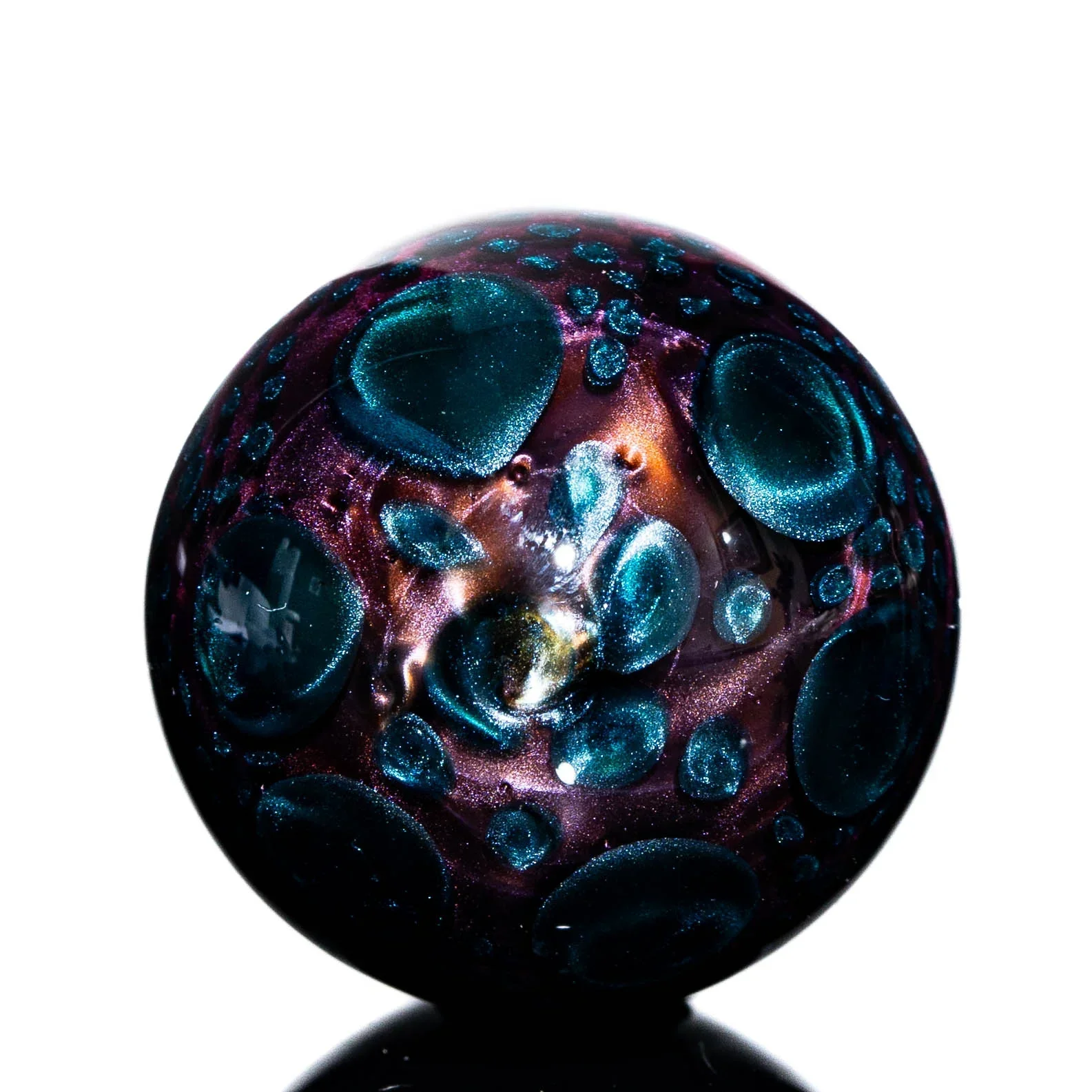 Suellen Fowler - Eggplant & Neptunium Dragons Egg - Image 2