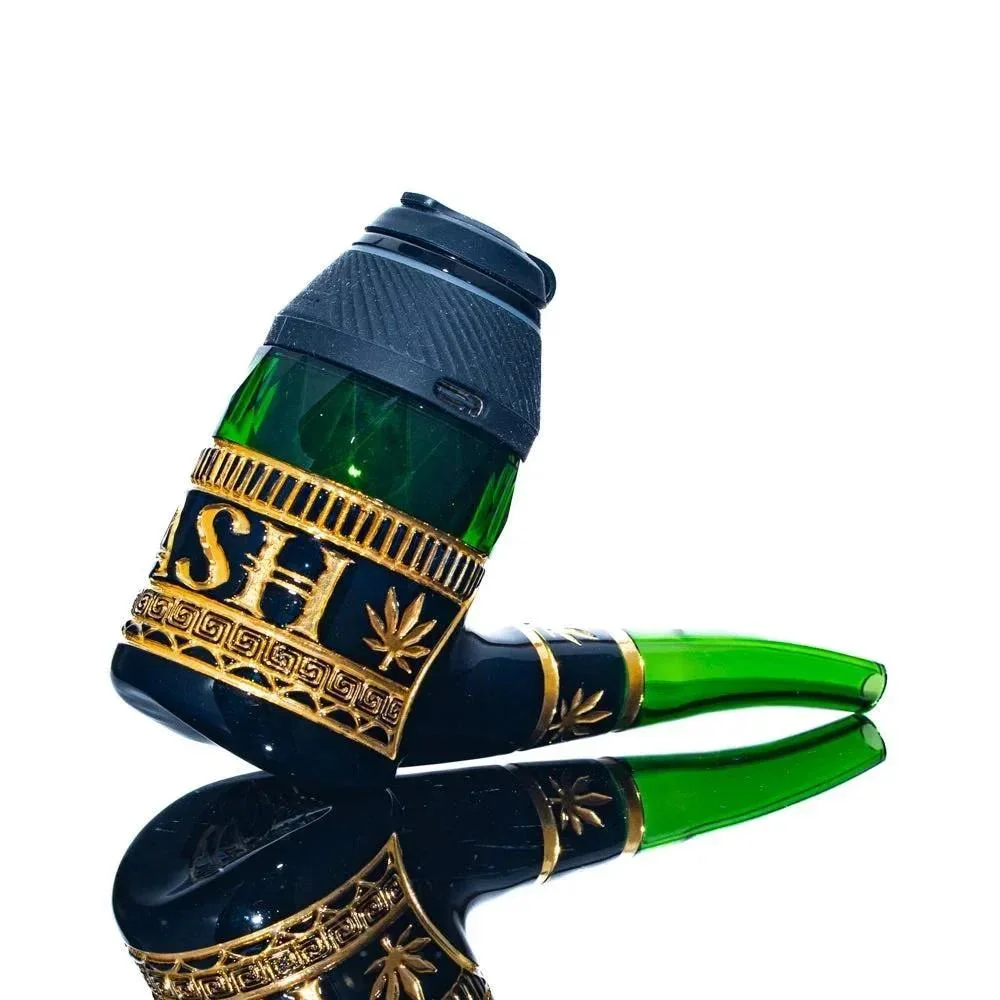 Green T Glass - Portland Green Hash Pipe Proxy Attachment - Image 3