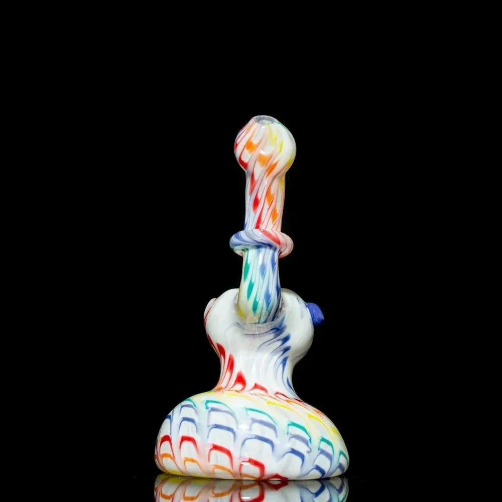 Hot Mess Glass - Light Rainbow Bubbler - Image 3