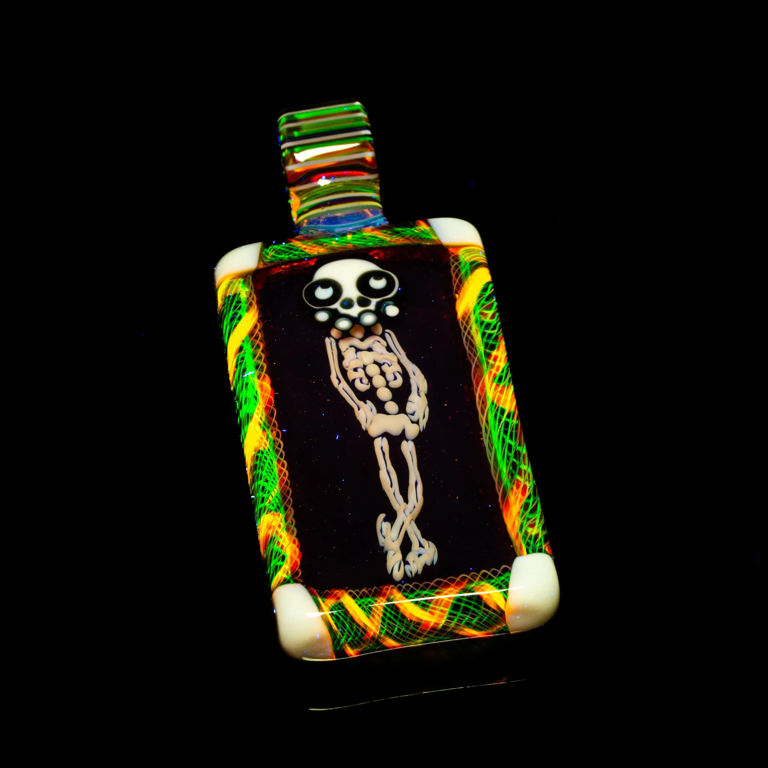 Lil Bear x Karma - Rainbow Tile Pendant - Image 2