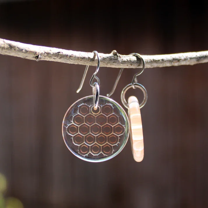 Ryan Teurfs - Silhouette Medallion Earrings - Image 3