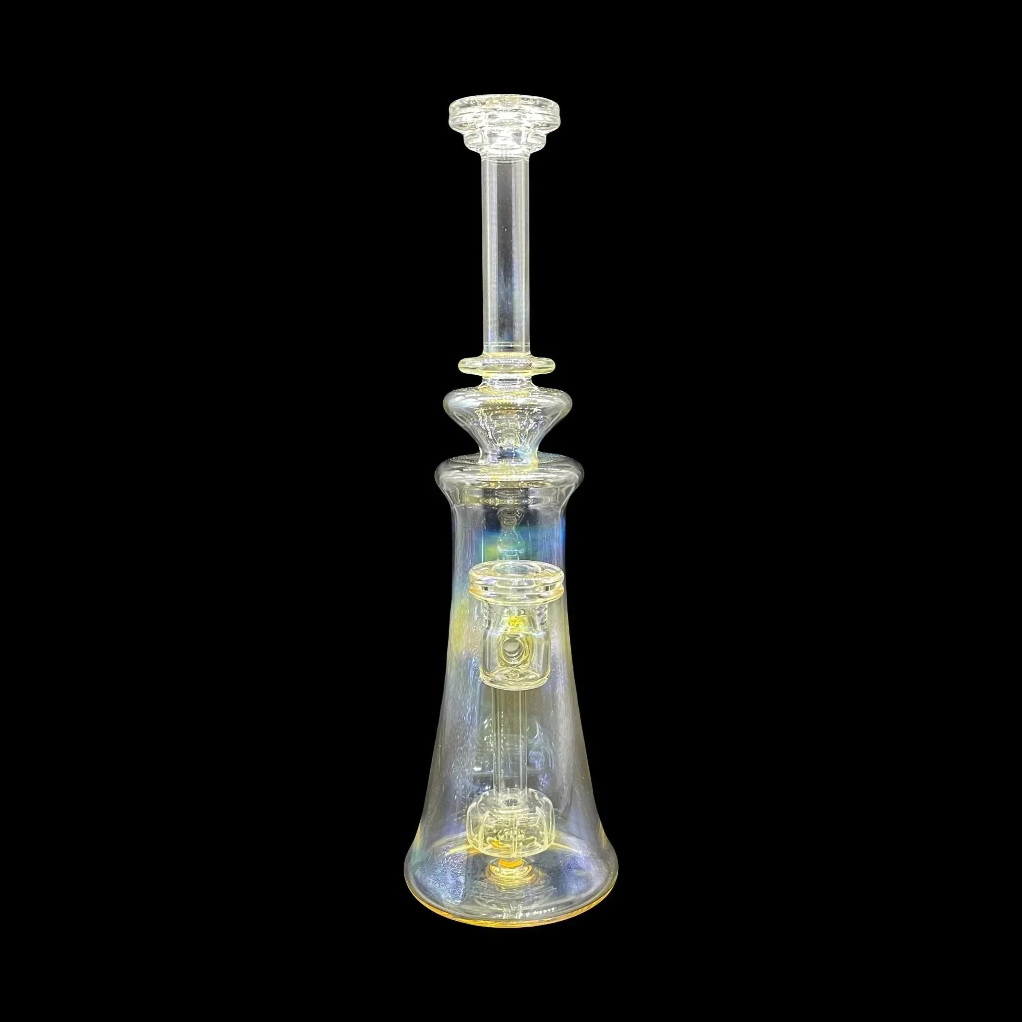 Slate Glass - 14mm Tall Silver Fume Jammer - Image 2