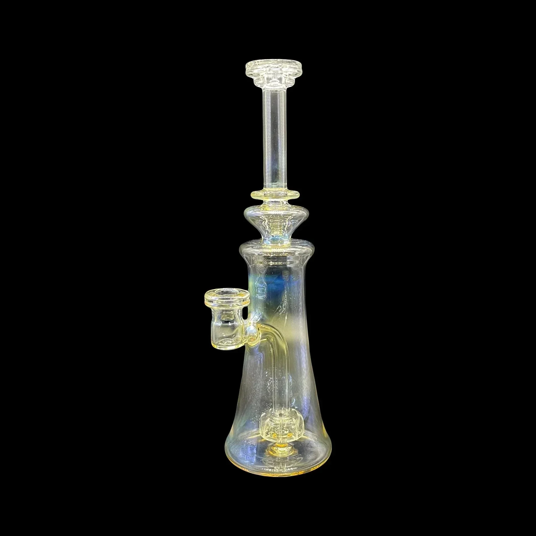 Slate Glass - 14mm Tall Silver Fume Jammer - Image 3
