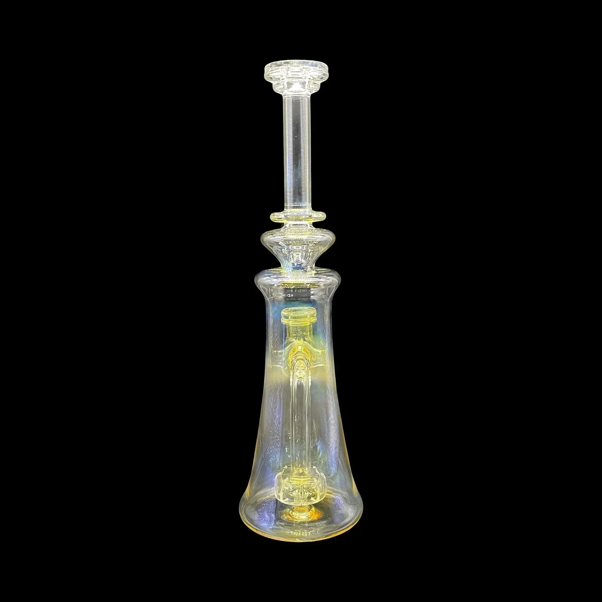 Slate Glass - 14mm Tall Silver Fume Jammer - Image 4
