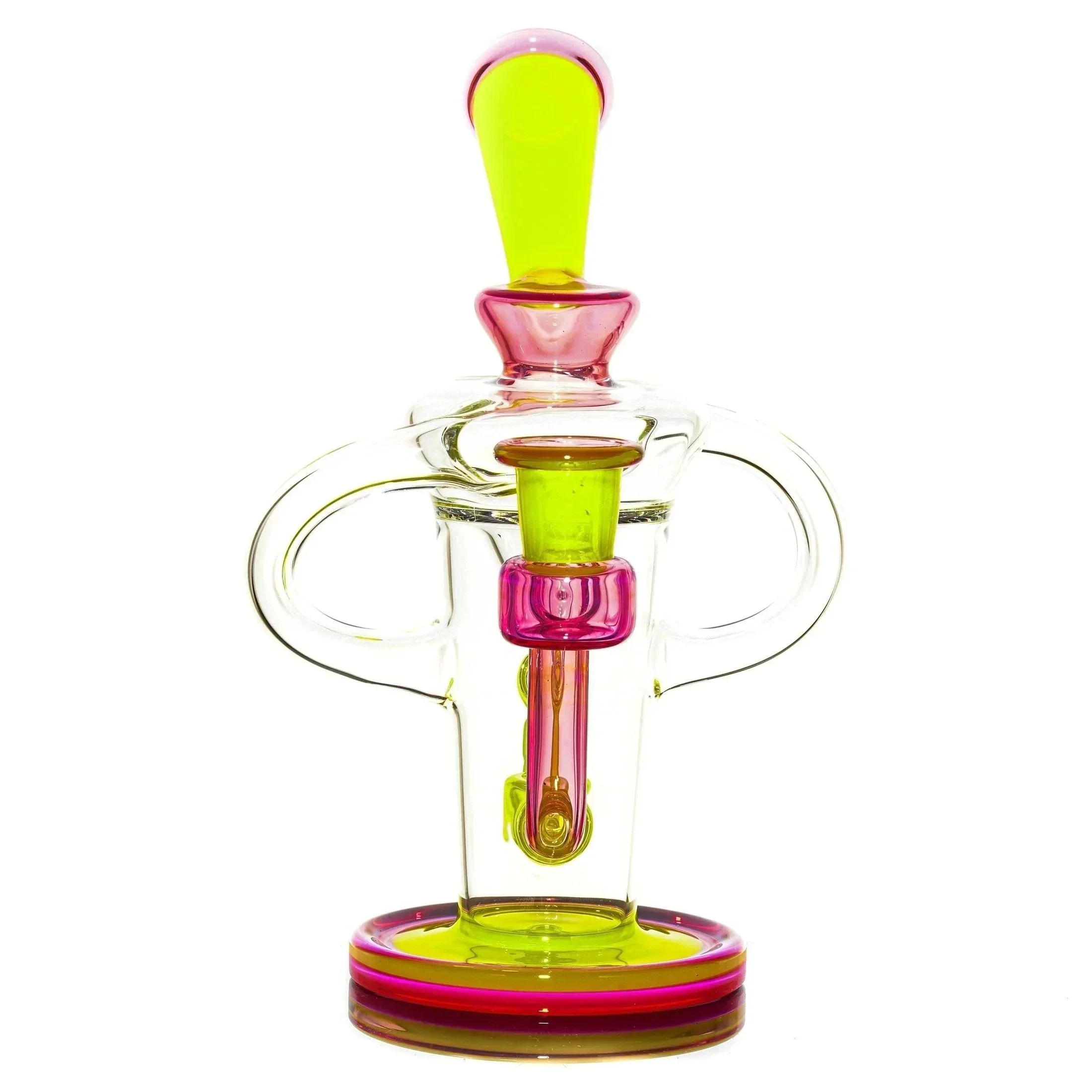 Stevie P - Clear, Karmaline & Lemon Drop Double Uptake Klein Recycler - Image 3
