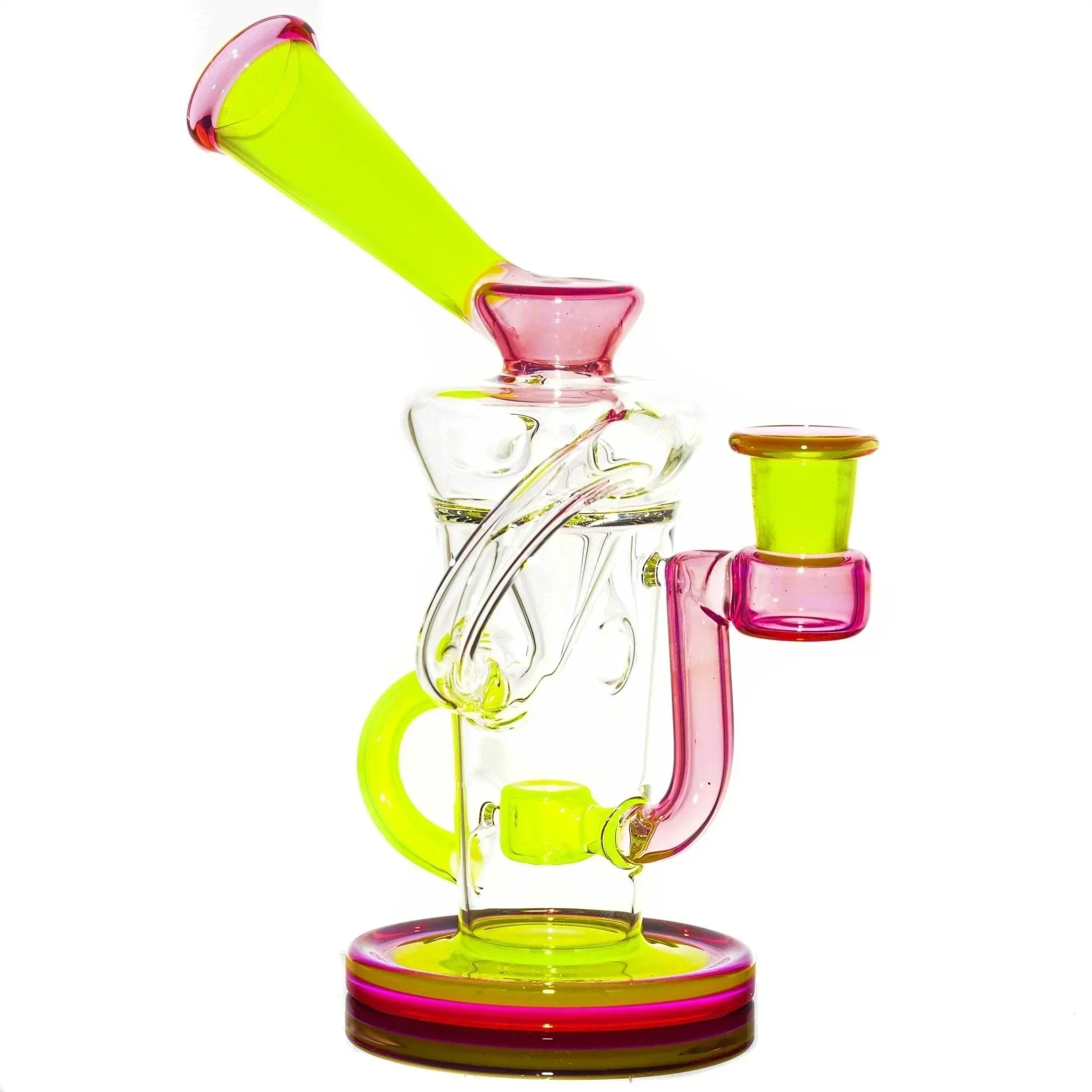 Stevie P - Clear, Karmaline & Lemon Drop Double Uptake Klein Recycler - Image 4