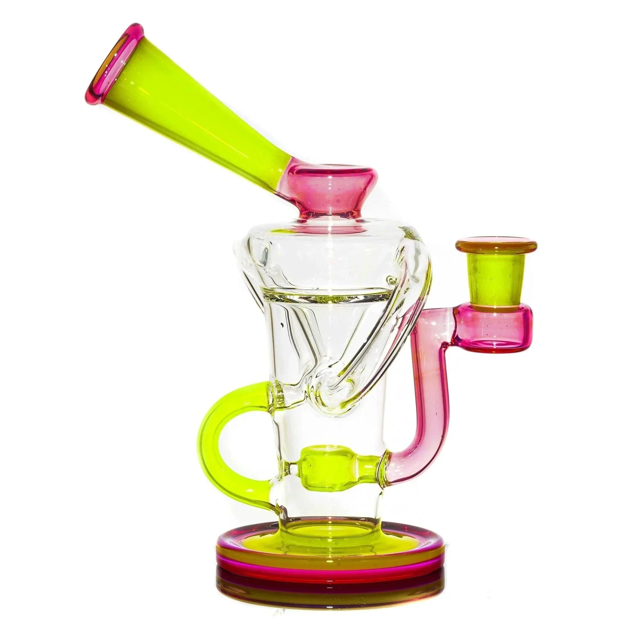 Stevie P - Clear, Karmaline & Lemon Drop Double Uptake Klein Recycler - Image 5