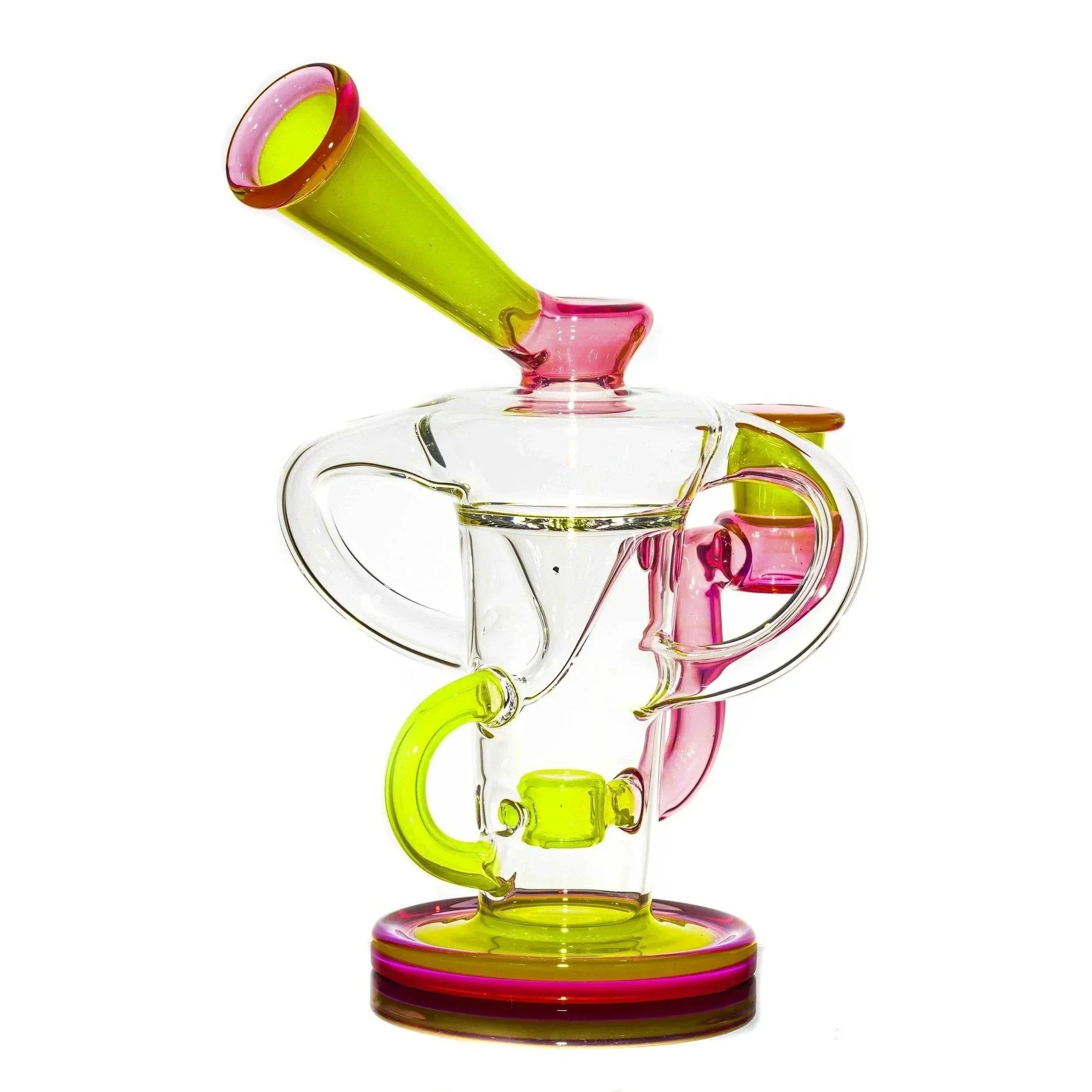 Stevie P - Clear, Karmaline & Lemon Drop Double Uptake Klein Recycler - Image 6
