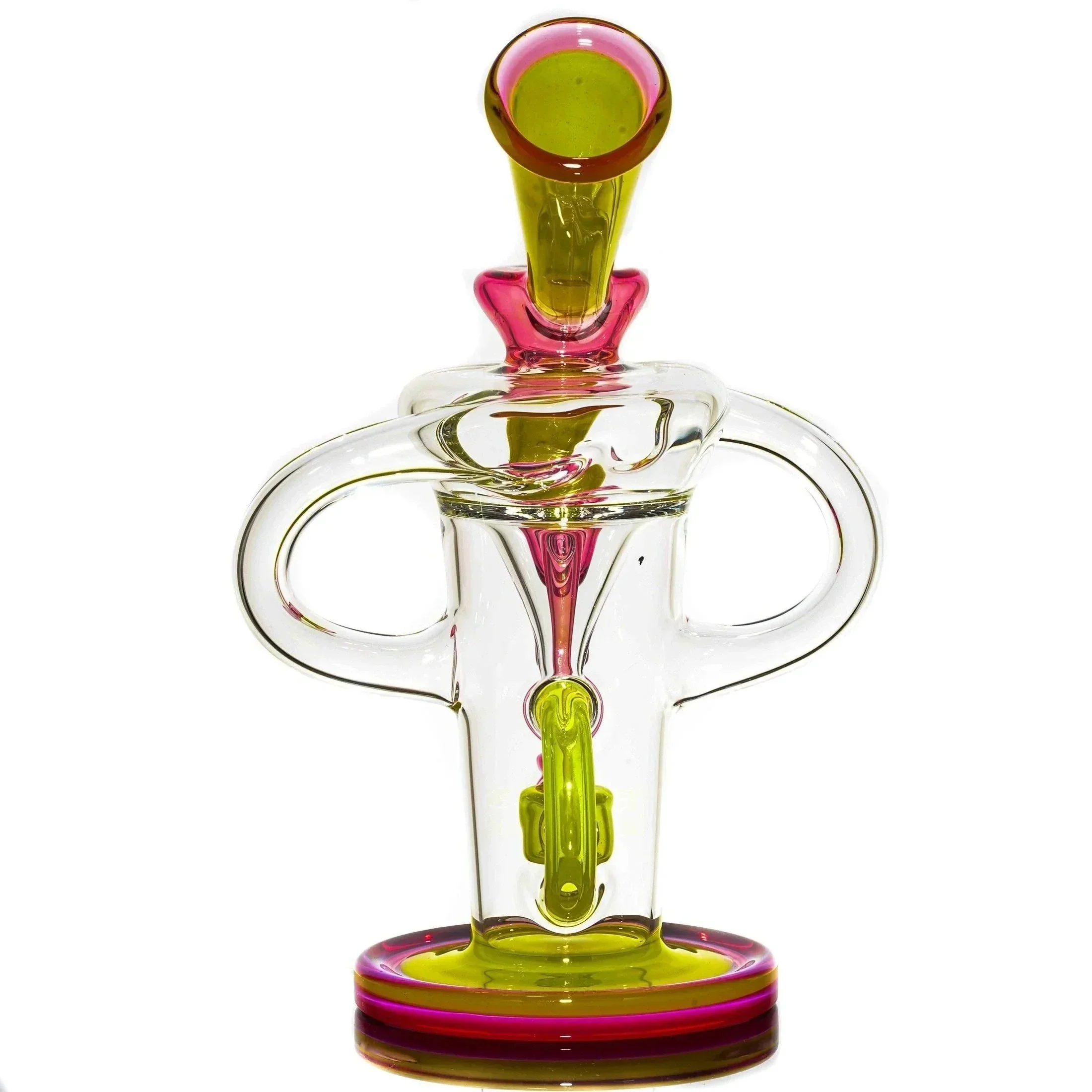 Stevie P - Clear, Karmaline & Lemon Drop Double Uptake Klein Recycler - Image 7