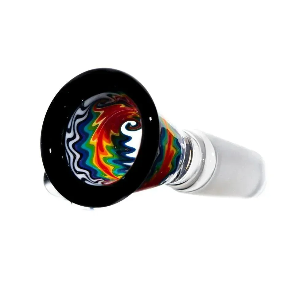 Stevie P - Black & White Rainbow Fade Linework Mini Beaker - Image 11