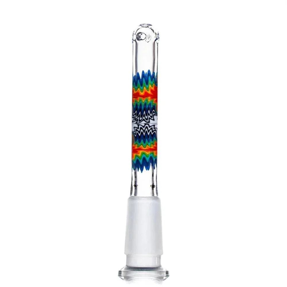 Stevie P - Black & White Rainbow Fade Linework Mini Beaker - Image 12