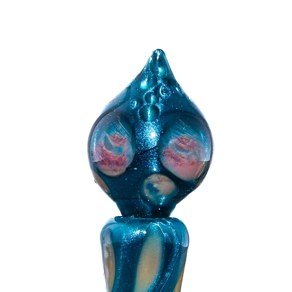 Suellen Fowler - Peach Neptunium Hobnail Perfume Bottle - Image 3