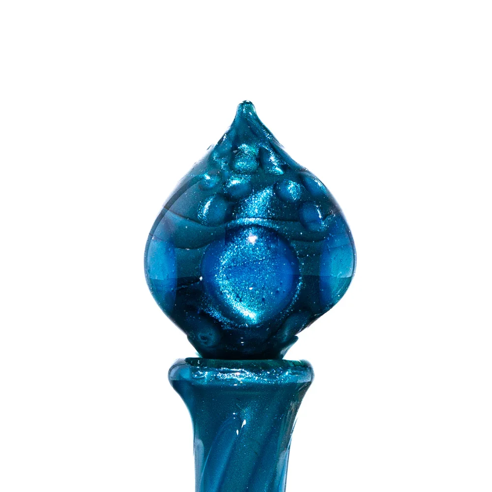 Suellen Fowler - Blue Haze Hobnail Perfume Bottle - Image 3