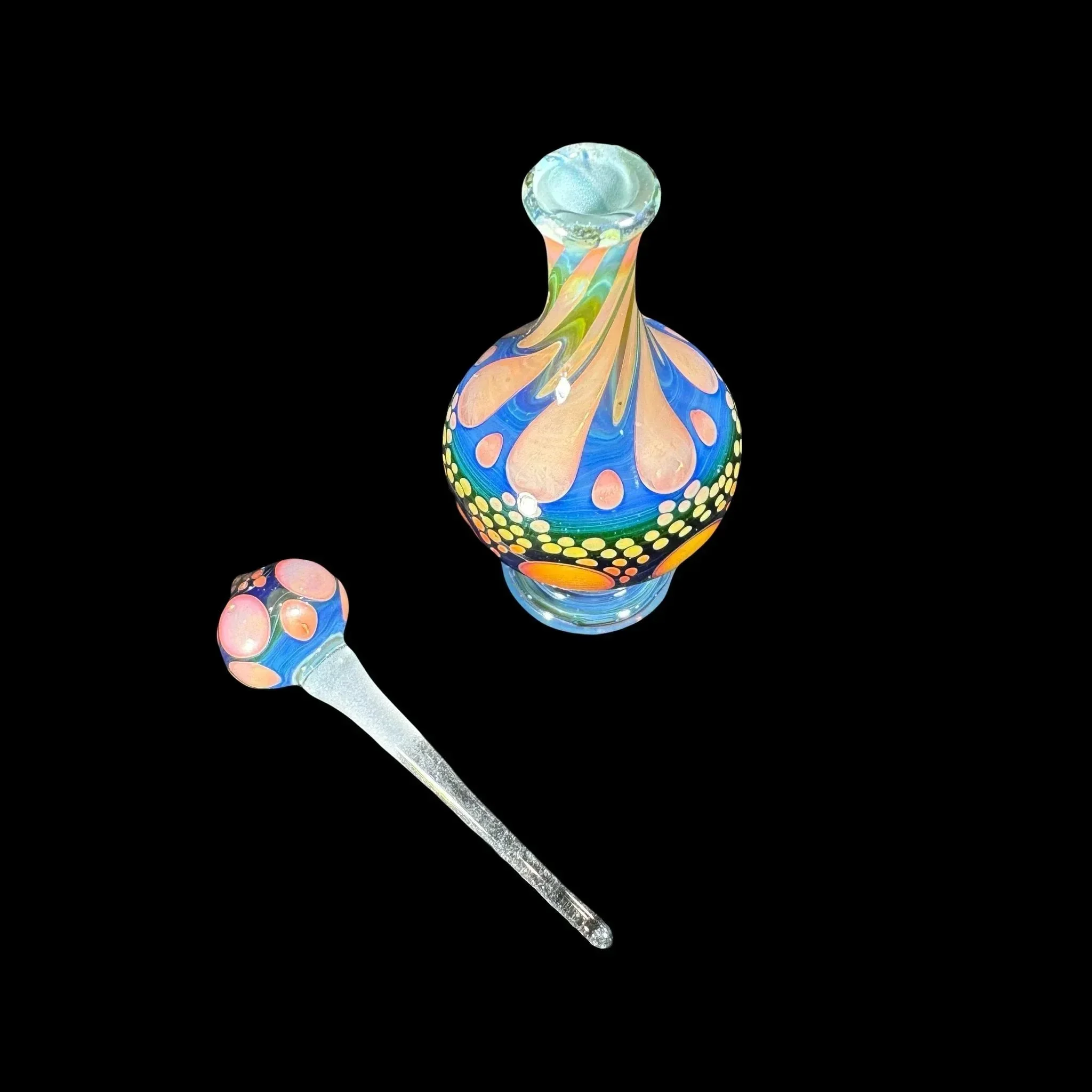 Suellen Fowler - Harvest Moon Hobnail Perfume Bottle - Image 3