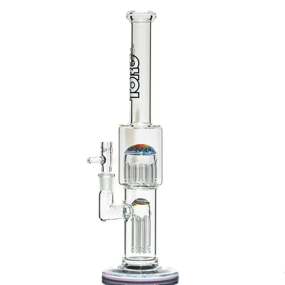 Toro Glass - Blossom & Glue Stick w/ Rainbow Cloud Reversal 7/13 Mini Tube - Image 3
