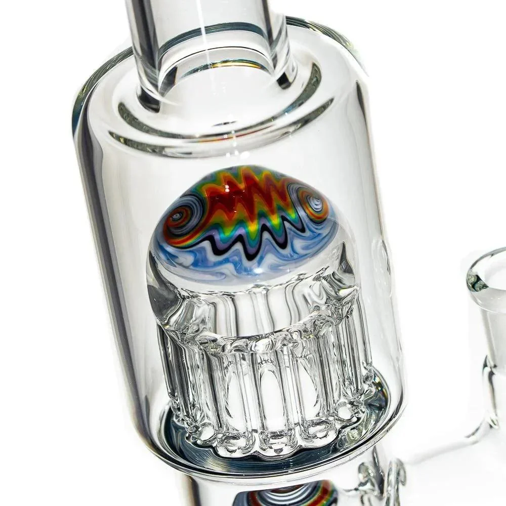 Toro Glass - Blossom & Glue Stick w/ Rainbow Cloud Reversal 7/13 Mini Tube - Image 4