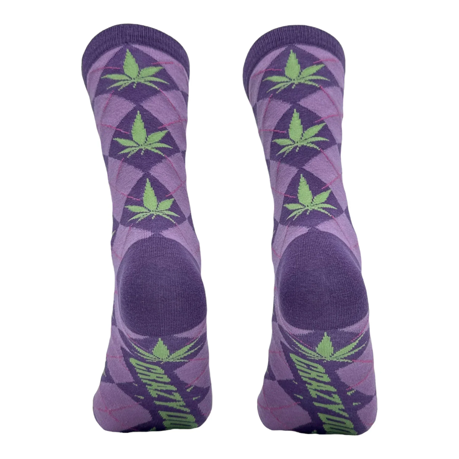 Crazy Dog - Argyle Weed Women's Socks - Image 4