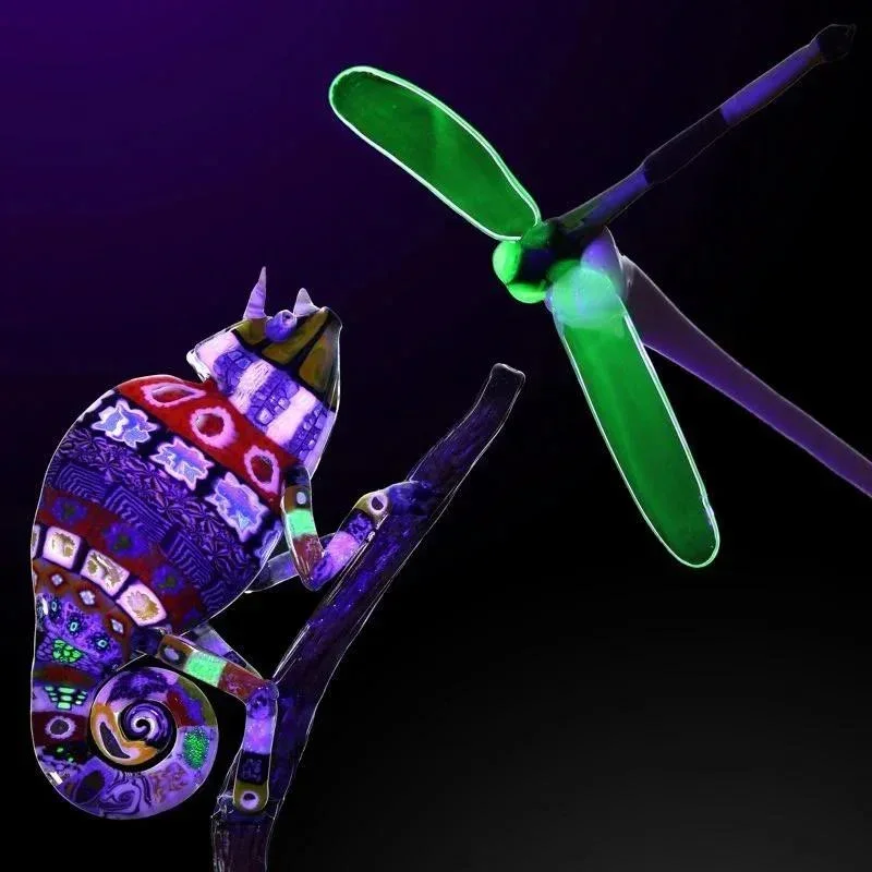 Crunklestein "Chipping Away At It " Large Chameleon - Image 7