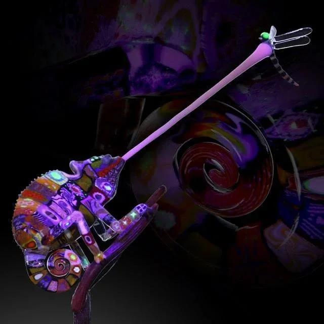 Crunklestein "Chipping Away At It" Medium Chameleon Final Payment - Image 3