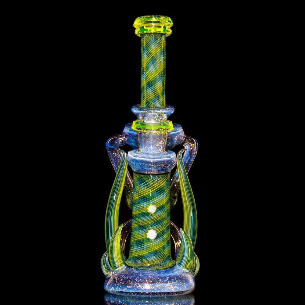 Crux Glass - Dichro Over Potion, Hydro Electric & Illuminati Fully Tricked Out Rebubbler - Image 13