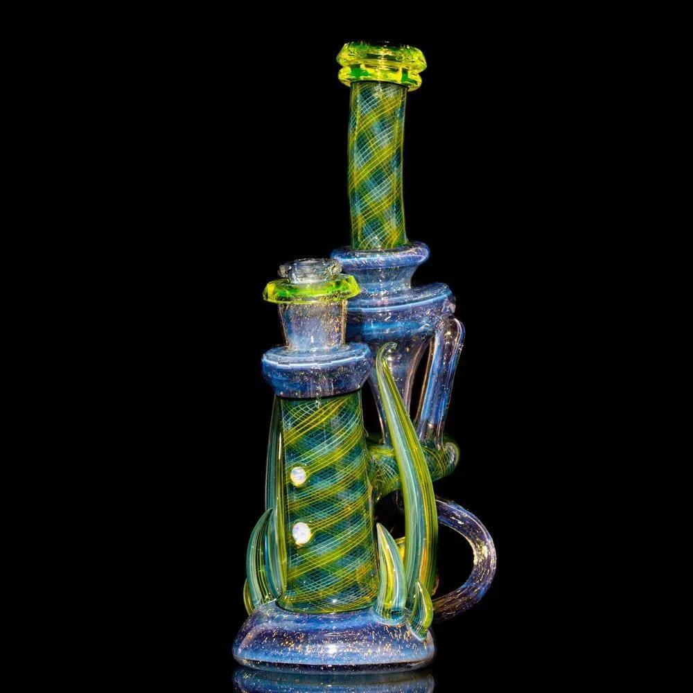 Crux Glass - Dichro Over Potion, Hydro Electric & Illuminati Fully Tricked Out Rebubbler - Image 15