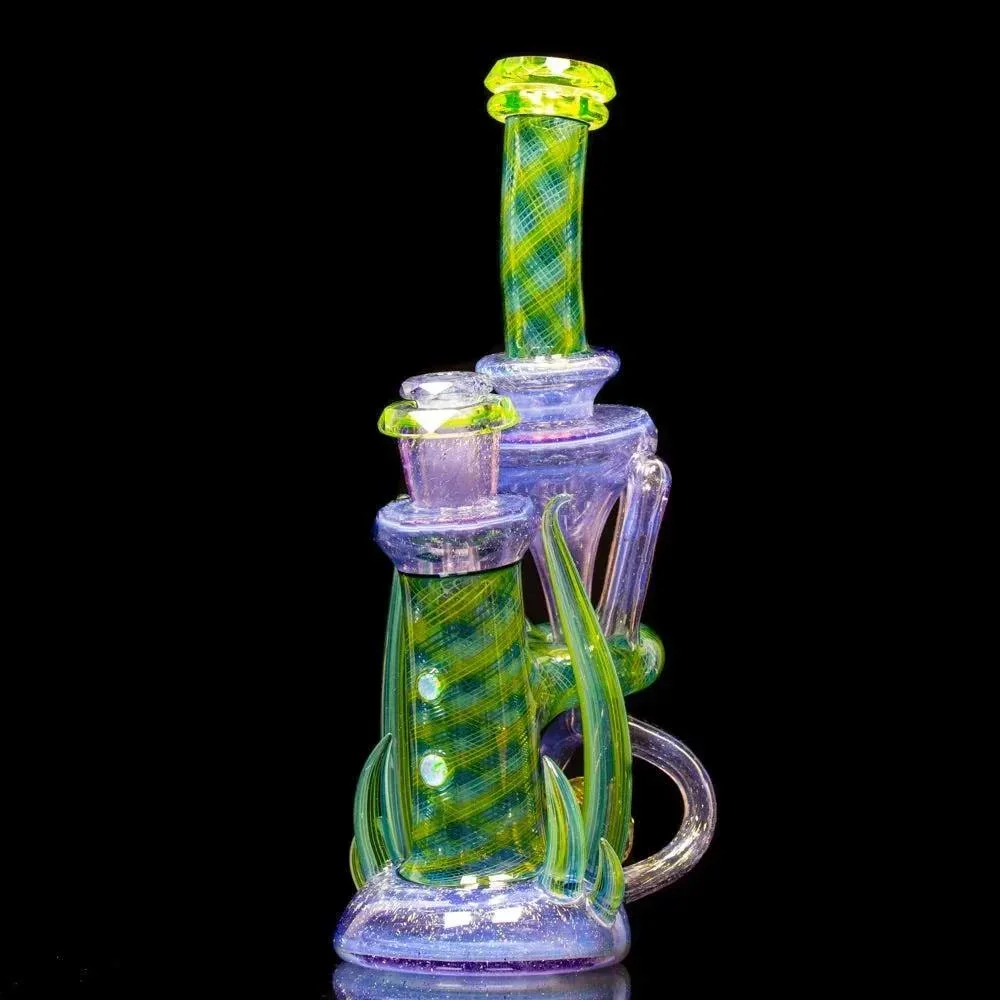Crux Glass - Dichro Over Potion, Hydro Electric & Illuminati Fully Tricked Out Rebubbler - Image 16