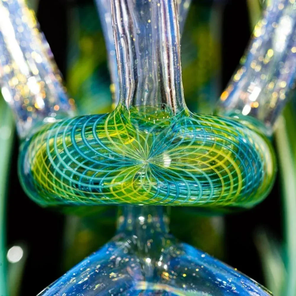 Crux Glass - Dichro Over Potion, Hydro Electric & Illuminati Fully Tricked Out Rebubbler - Image 22