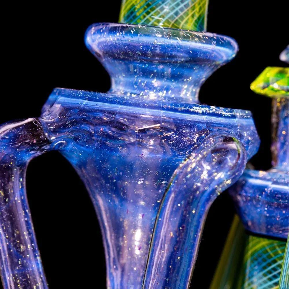 Crux Glass - Dichro Over Potion, Hydro Electric & Illuminati Fully Tricked Out Rebubbler - Image 25