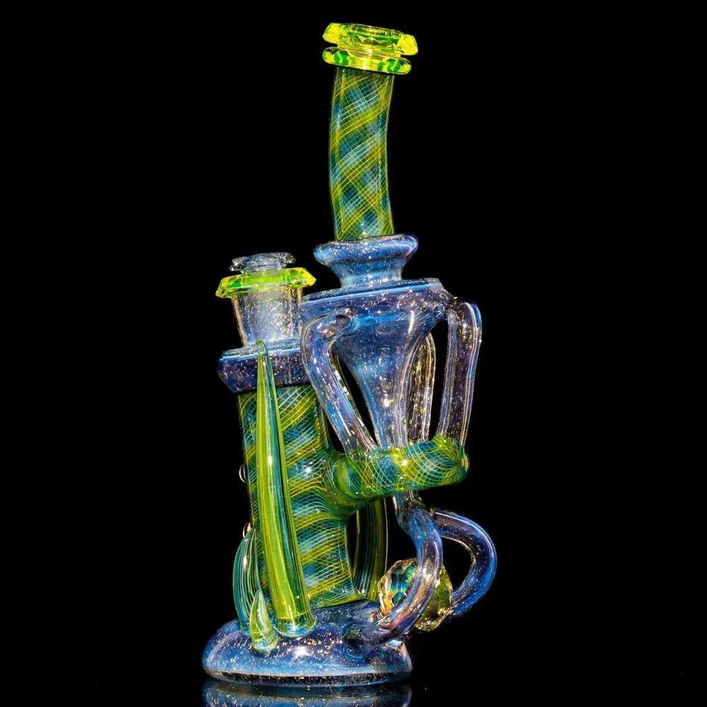 Crux Glass - Dichro Over Potion, Hydro Electric & Illuminati Fully Tricked Out Rebubbler - Image 3