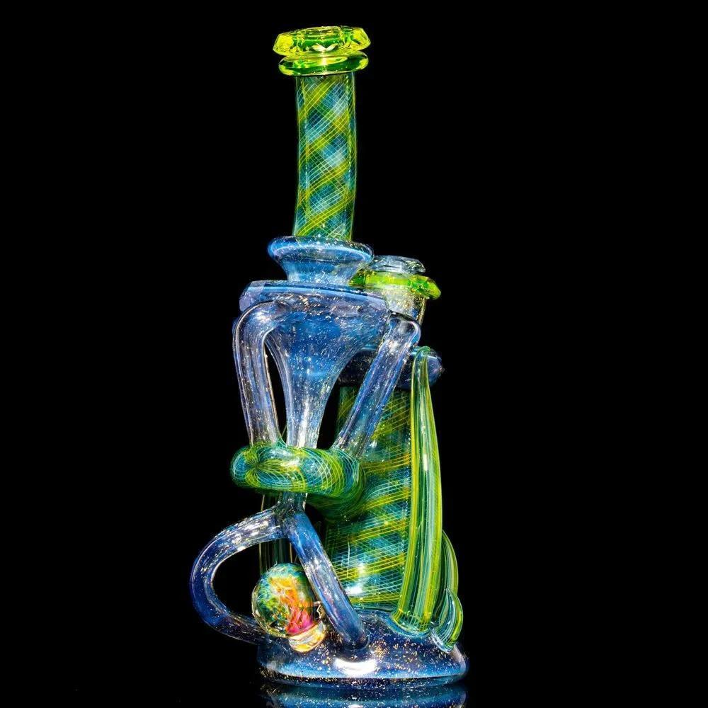 Crux Glass - Dichro Over Potion, Hydro Electric & Illuminati Fully Tricked Out Rebubbler - Image 7