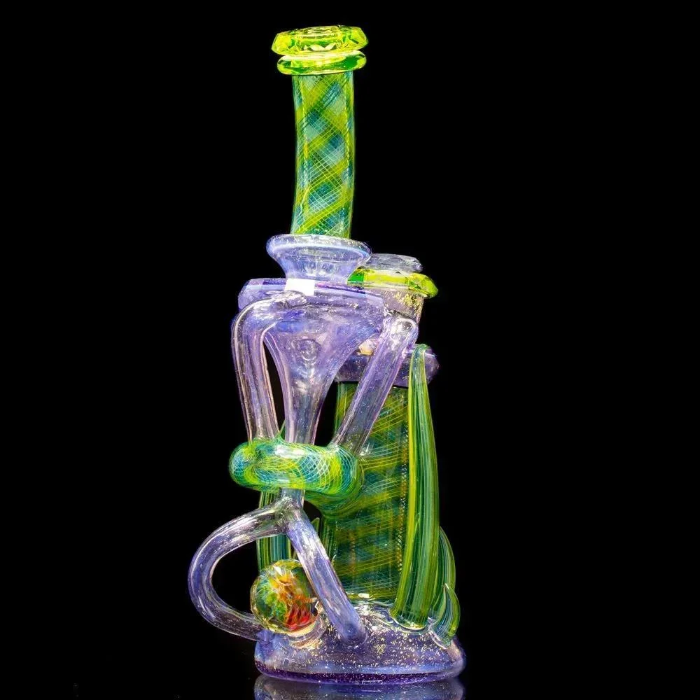 Crux Glass - Dichro Over Potion, Hydro Electric & Illuminati Fully Tricked Out Rebubbler - Image 8