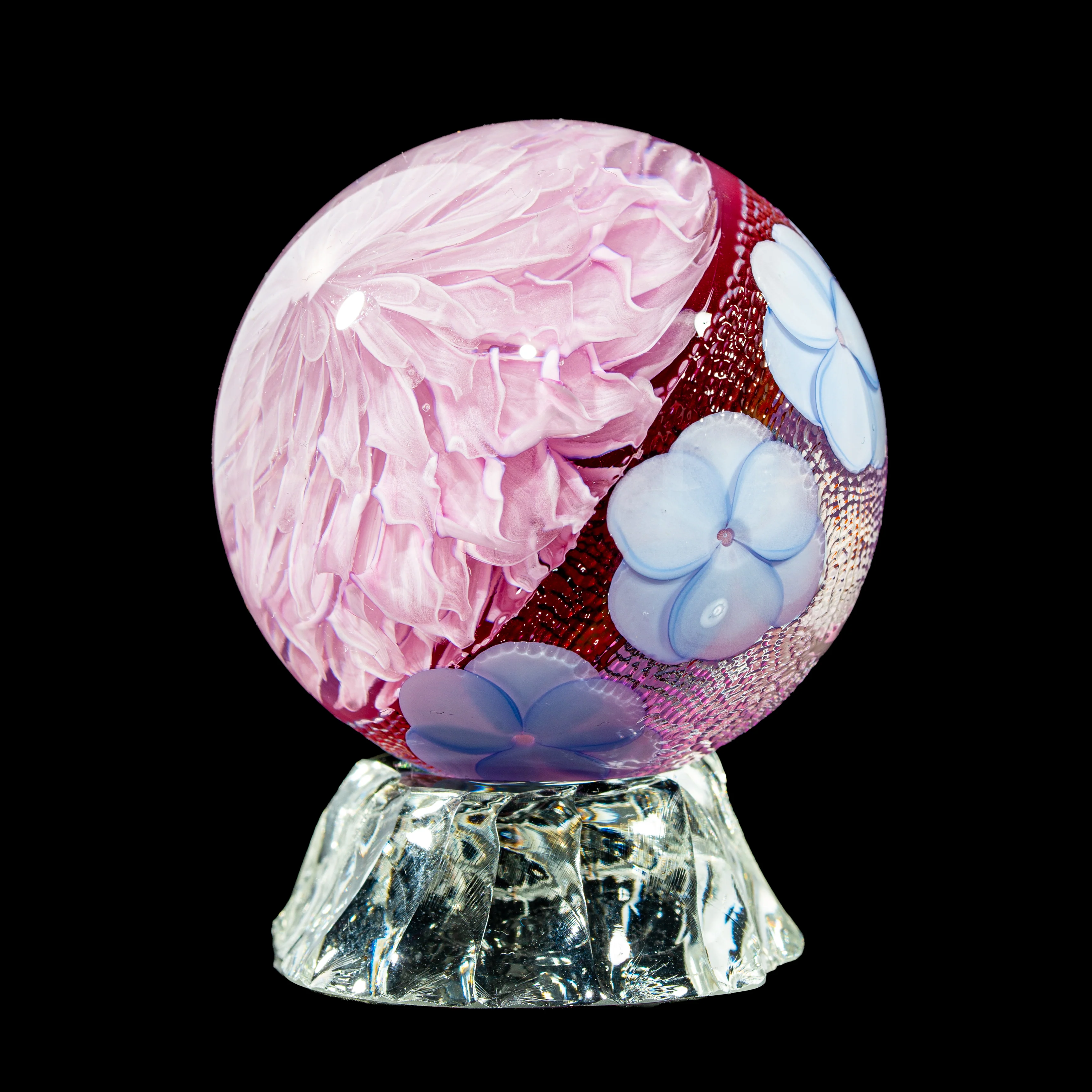 Delong Glass - Lily Dahlia 40mm Marble - Image 3