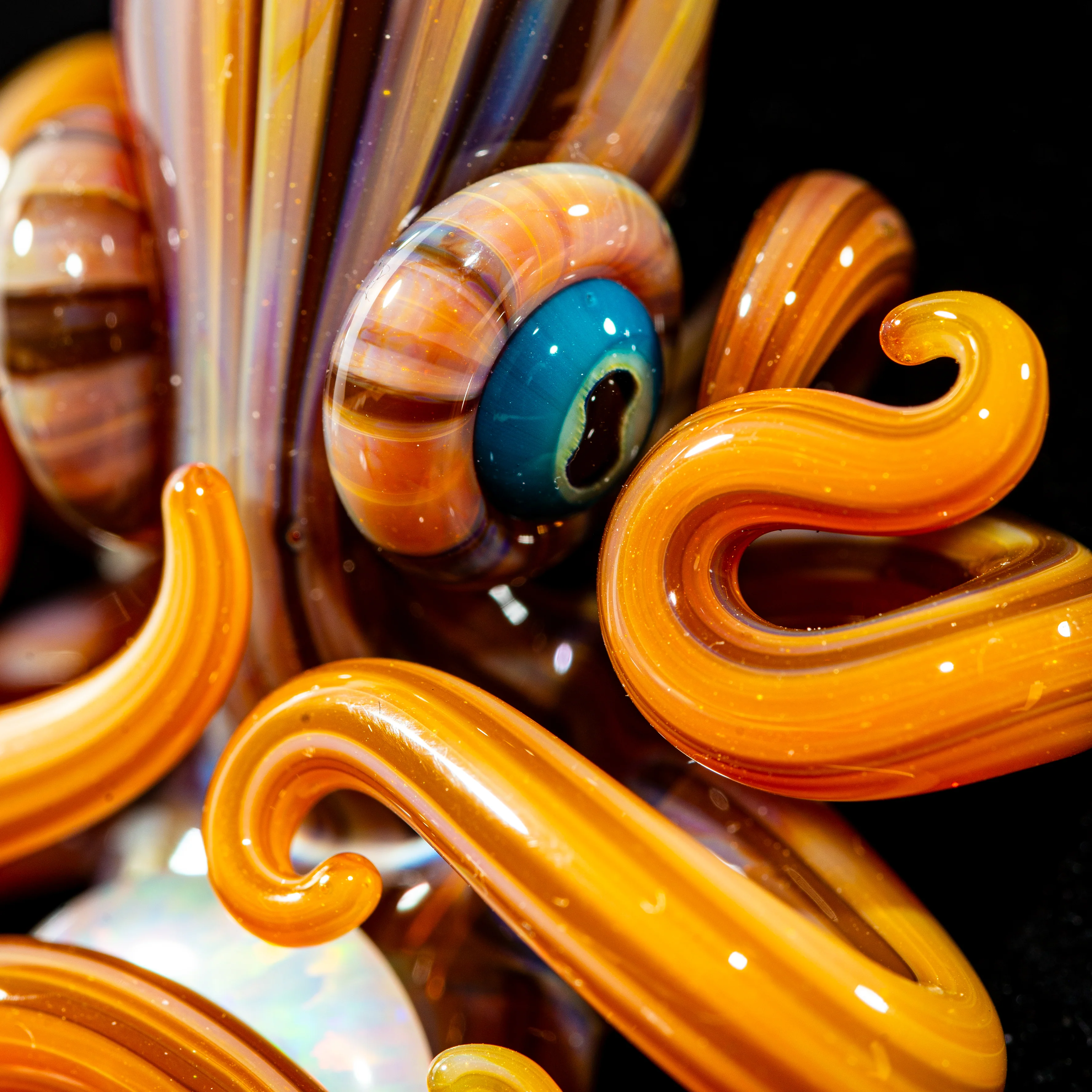 Elks That Run x Liz Wright - Opal Octopus Pendant - Image 3