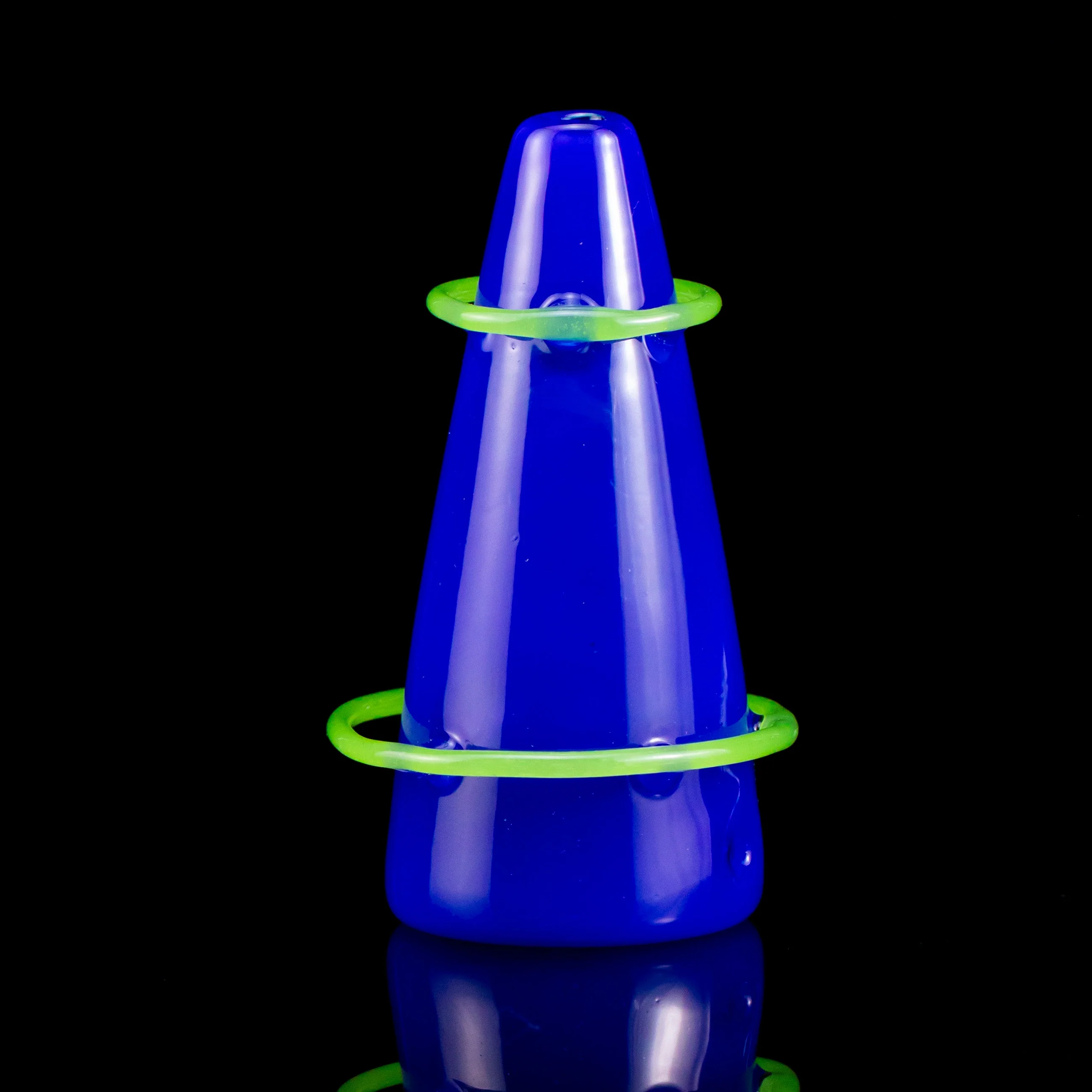 Elnew Glass - Blue Volcano Pipe - Image 3