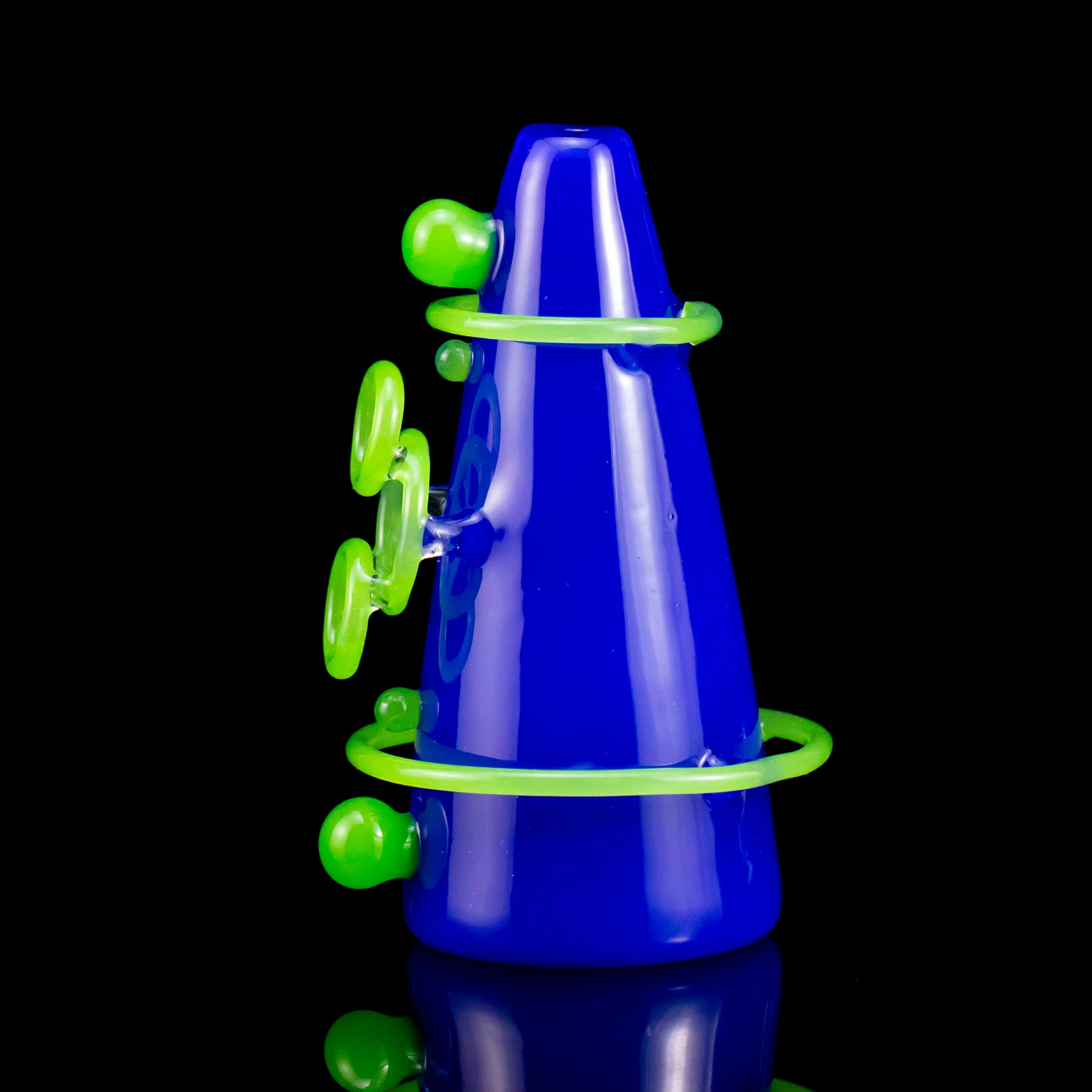 Elnew Glass - Blue Volcano Pipe - Image 4