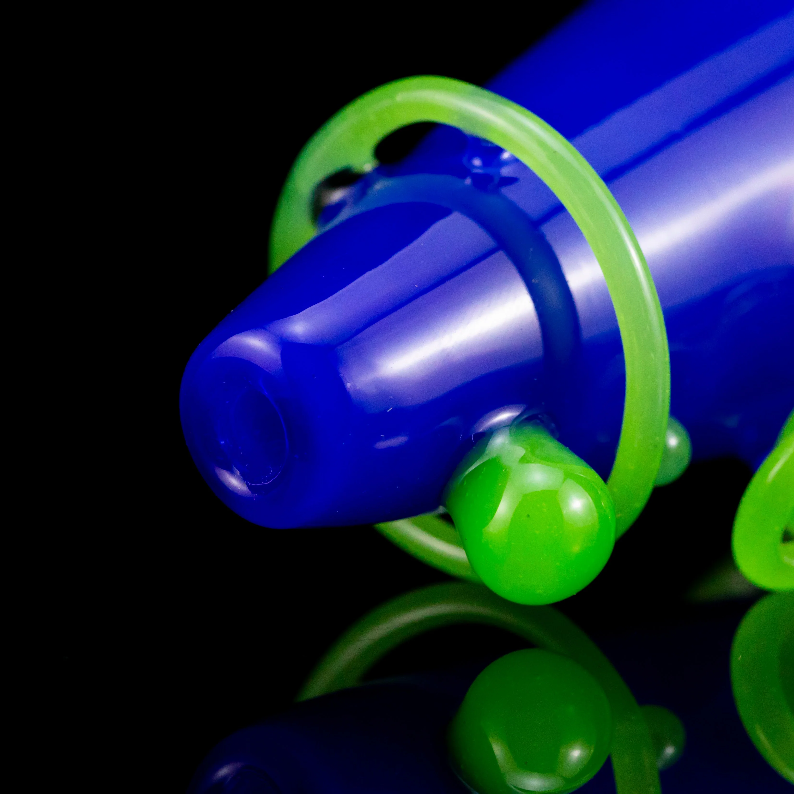 Elnew Glass - Blue Volcano Pipe - Image 7