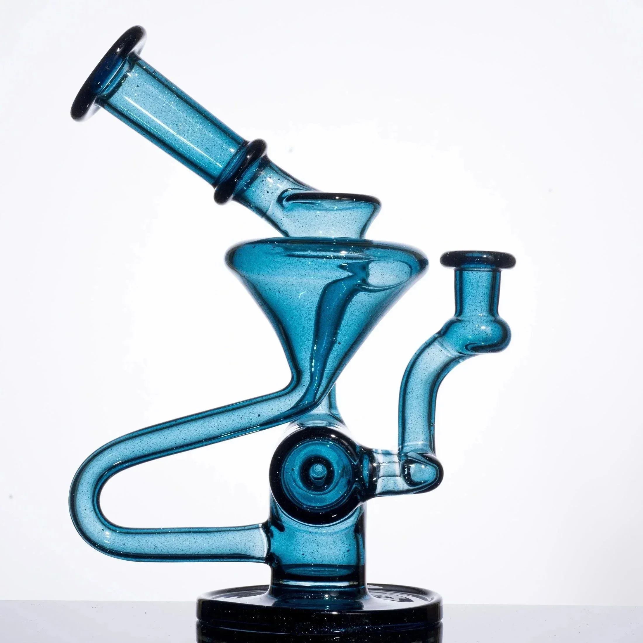 Eric Law Inline Recycler Heavy Blue Stardust - Image 6