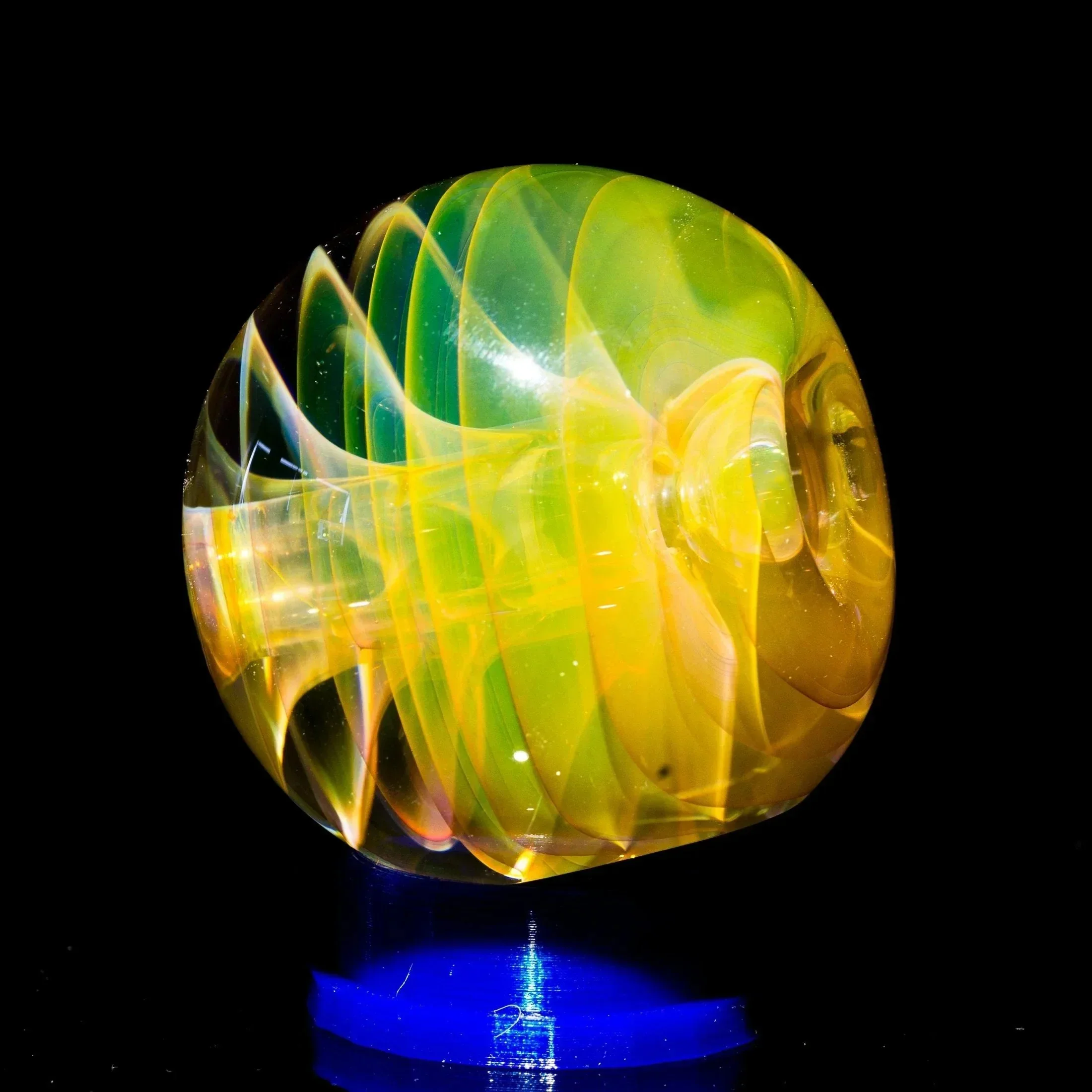 Firekist Glass - Fume Collapse Marble Pipe 1 - Image 3