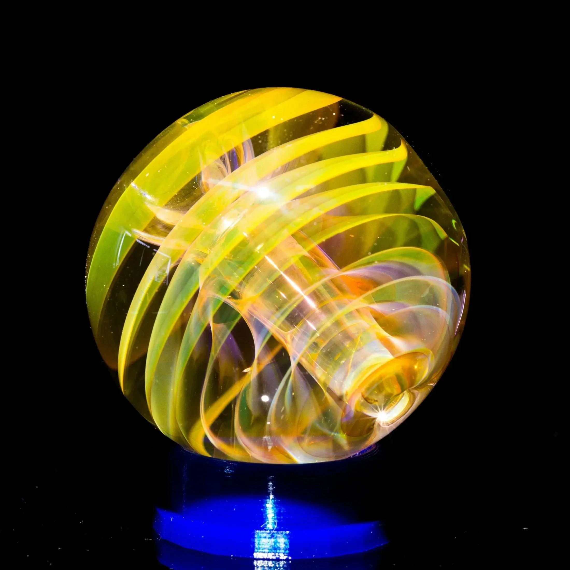 Firekist Glass - Fume Collapse Marble Pipe 1 - Image 4
