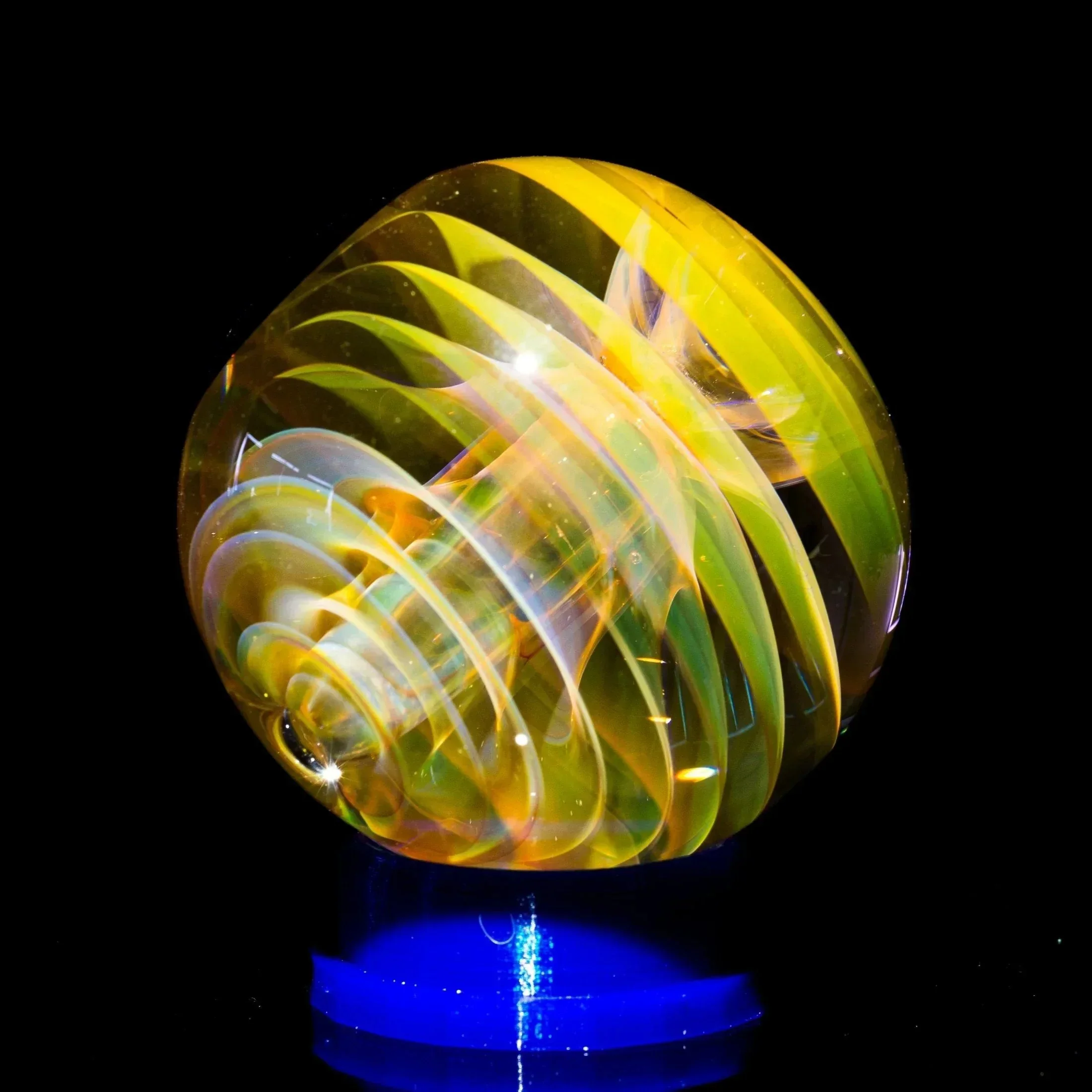 Firekist Glass - Fume Collapse Marble Pipe 1 - Image 6