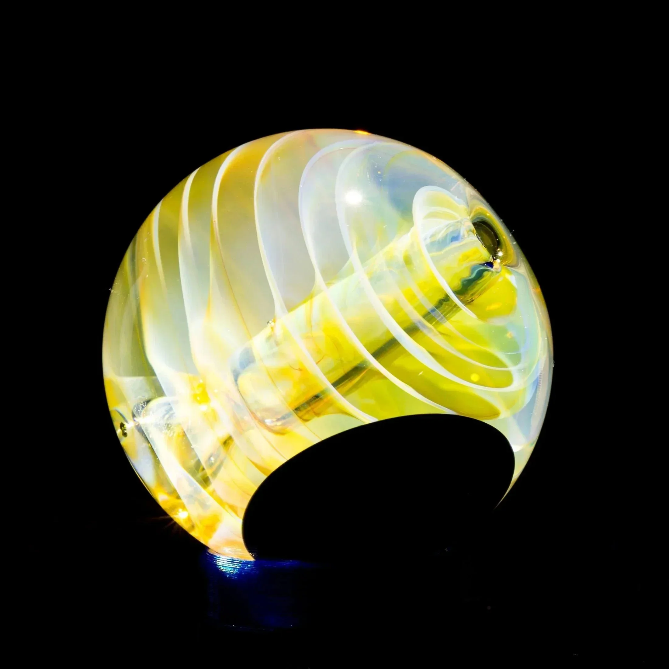Firekist Glass - Fume Collapse Marble Pipe 3 - Image 4